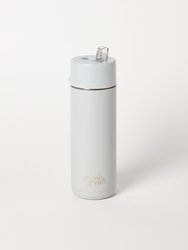 Ceramic Reusable Bottle with Straw Lid and Strap