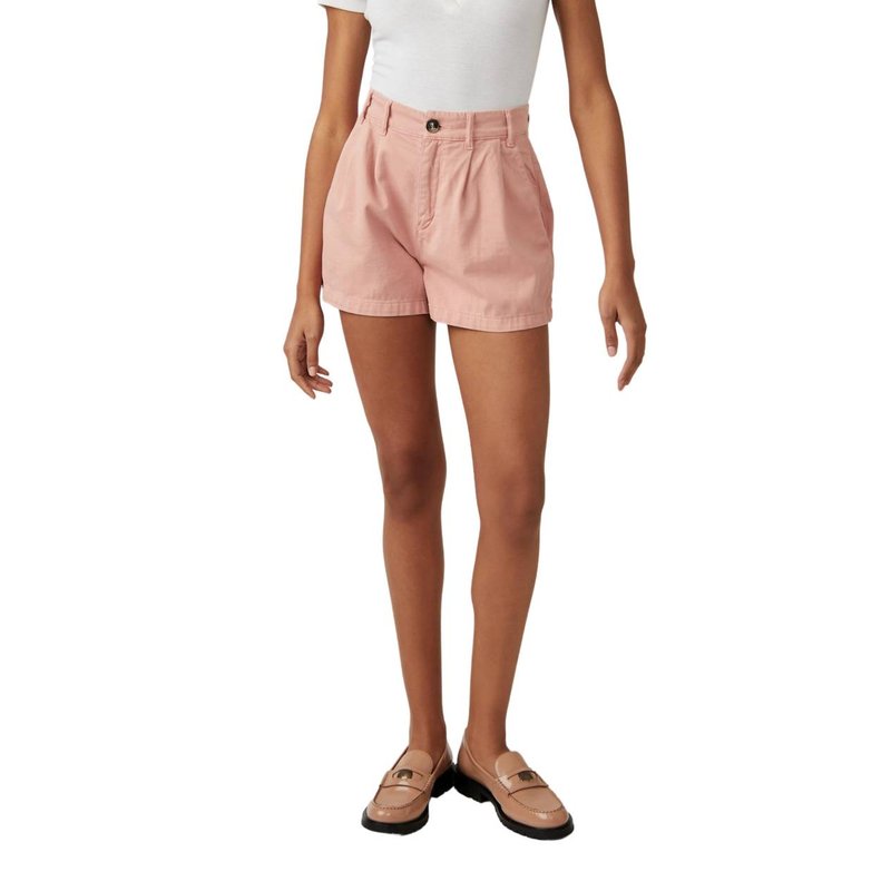 Shop Free People Billie Chino Shorts In Pink