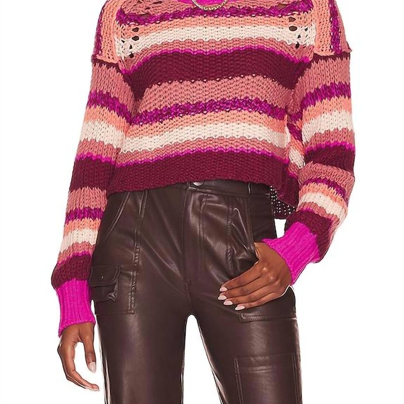 Shop Free People Devon Sweater In Pink
