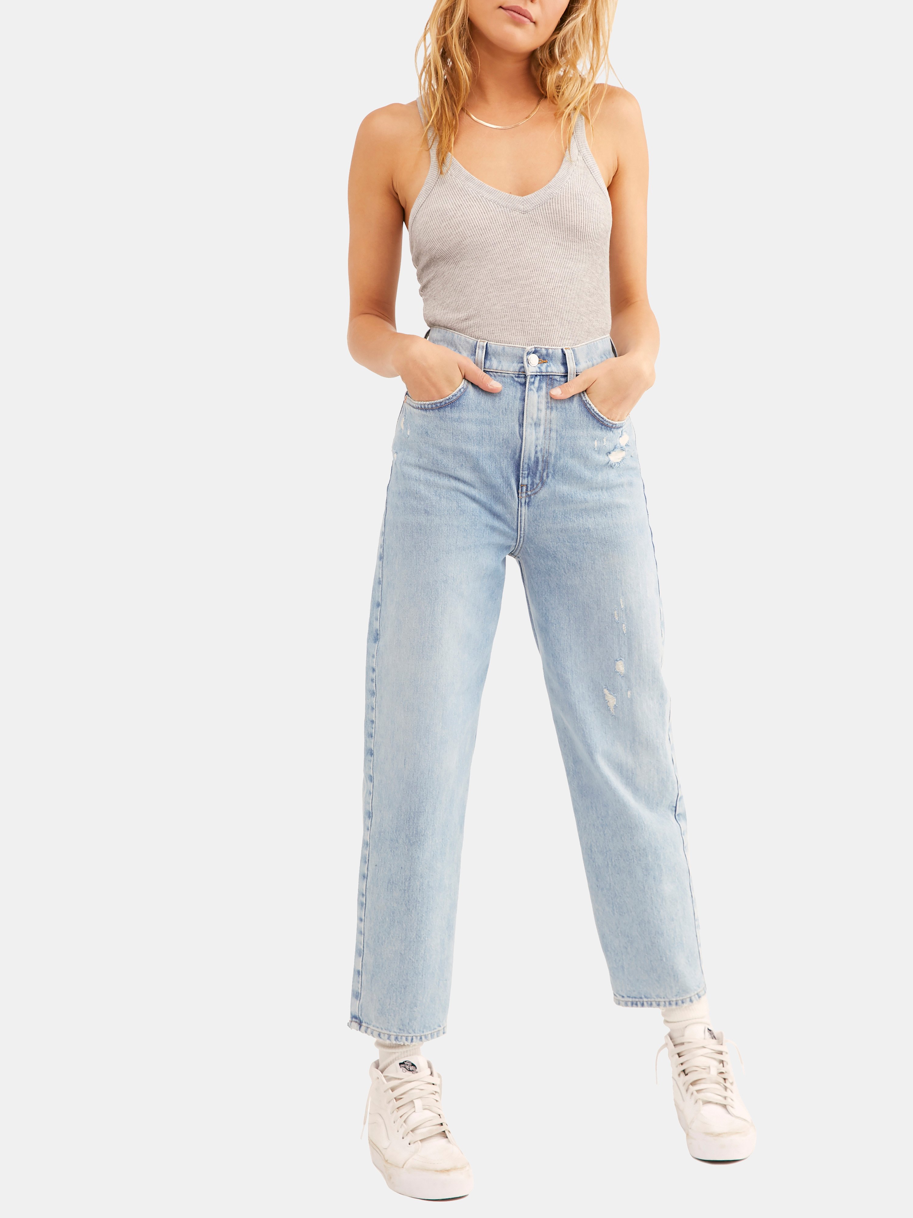 Free People Frank High Rise Dad Jean In Sunday