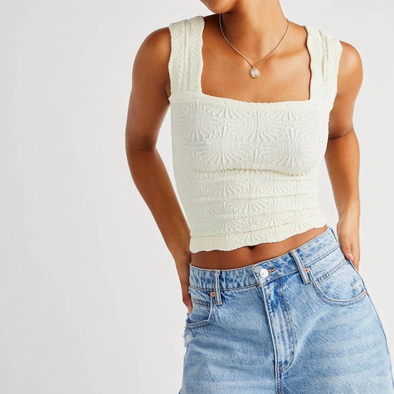 Shop Free People Love Letter Cami In Ivory In White
