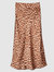 Normani Bias Printed Midi Skirt