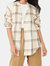 Summer Daydream Plaid Button Down - Ivory Combo