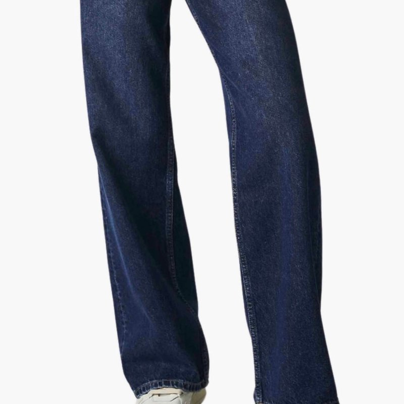 Shop Free People Tinsley High Rise Baggy Jeans In Blue