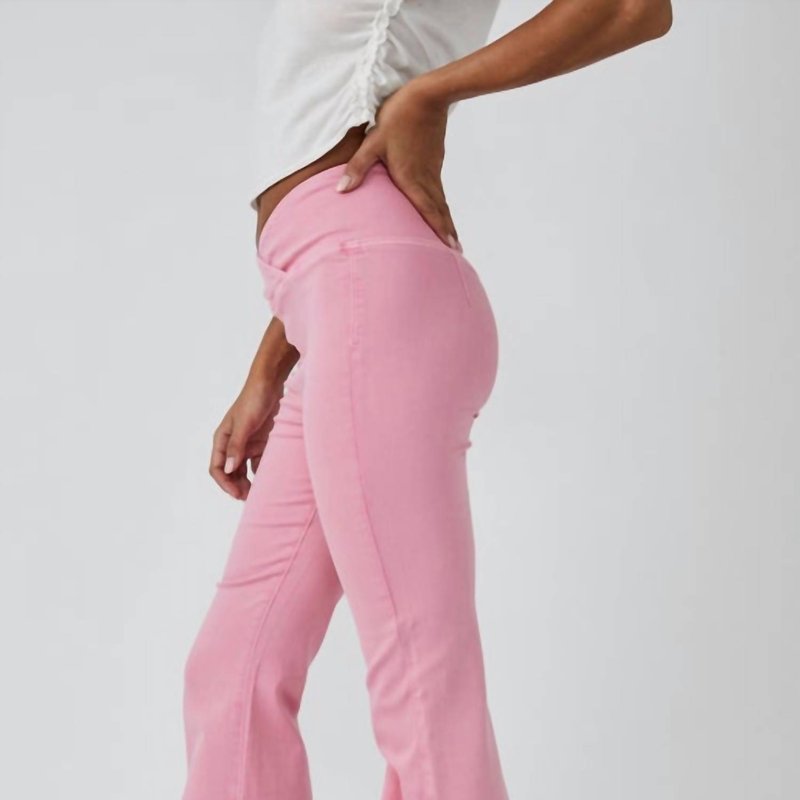 Shop Free People Venice Beach Jeans In Pink