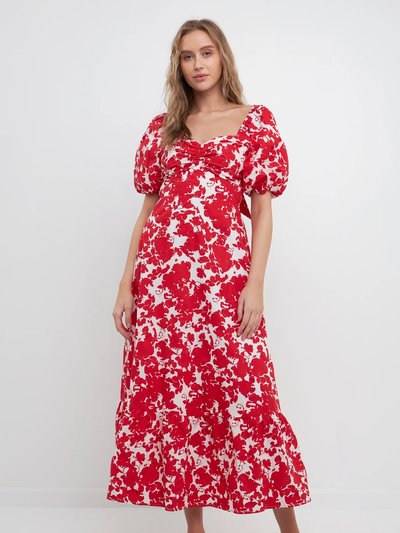 Free the Roses Floral Print Maxi Dress product