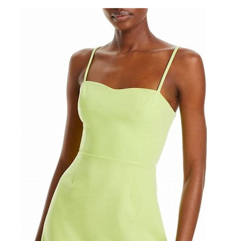 Shop French Connection Whisper Tieback Dress In Green
