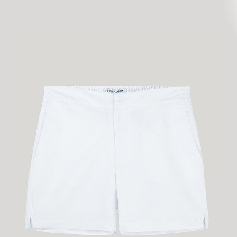 Frescobol Carioca Classic Swim Shorts In White