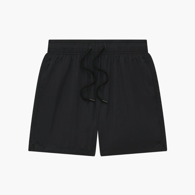 Shop Frescobol Carioca Salvador Elasticated Swim Shorts In Black