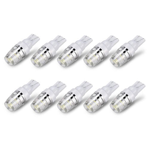 Shop Fresh Fab Finds 10 Pcs T10 Led Bulbs 194 Led Lights 12 V 1 W 5730 Xenon White Wedge Base Led Replacement Bulbs For L