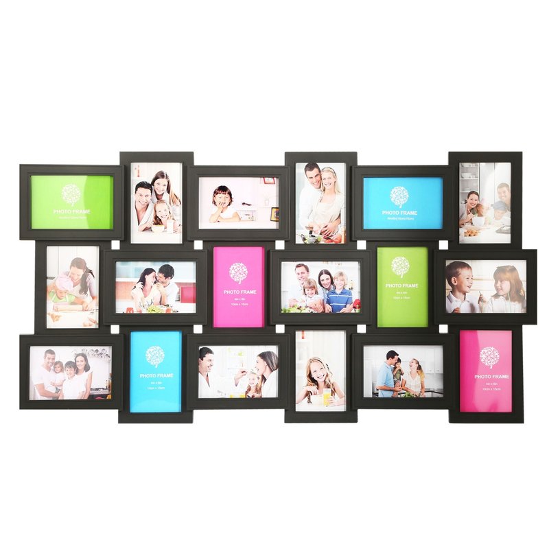 Shop Fresh Fab Finds 12/18 Collage Photo Frames | 4"x6" | Glass Protection | Wall Mount | Home Decor