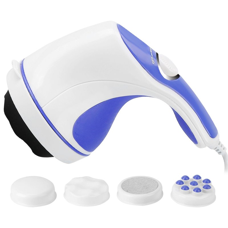 Shop Fresh Fab Finds 4-in-1 Electric Handheld Body Massager With Interchangeable Heads