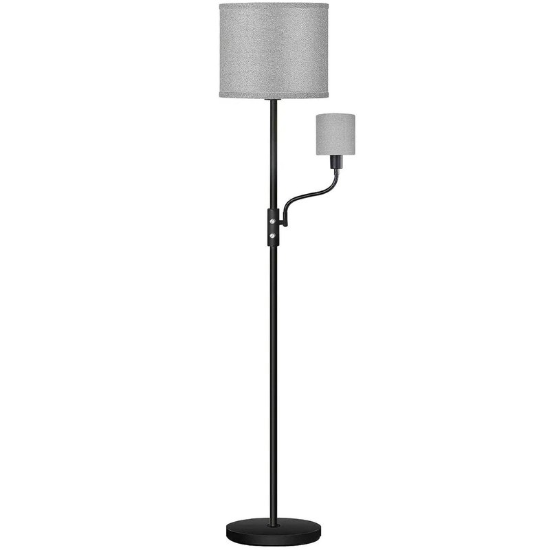 Shop Fresh Fab Finds 67.32" Mother Daughter Floor Lamp, Linen Shade, 3200k Brightness, 360° Adjustable Reading Light, Mod