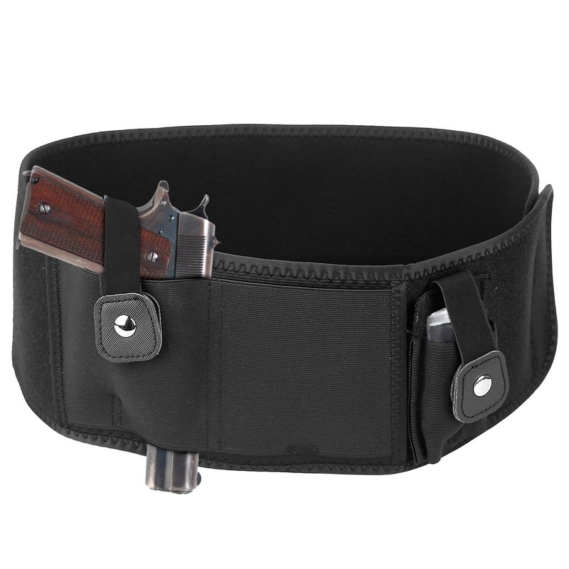 Shop Fresh Fab Finds Belly Band Gun Holster Adjustable Waist Carry Tactical Pistol Pouch Breathable Neoprene Gun Belt Bag