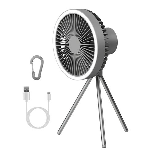 Shop Fresh Fab Finds Camping Fan With Lantern 10000mah Rechargeable Battery Powered Portable Tripod Fan For Tent