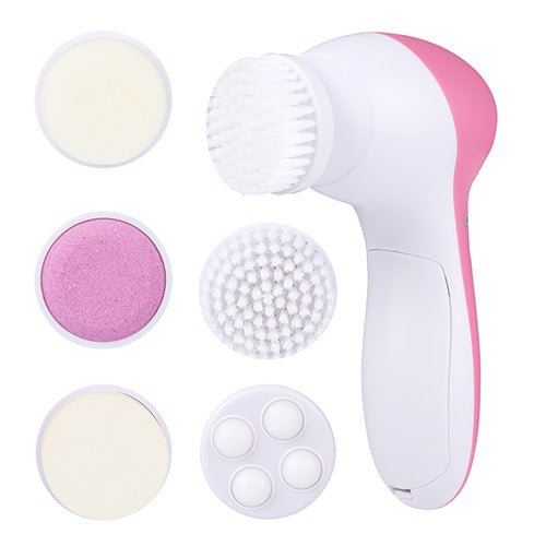 Shop Fresh Fab Finds Facial Cleansing Brush Waterproof Face Spin Cleaning Brush With 5 Brush Heads Deep Cleansing Body Fa