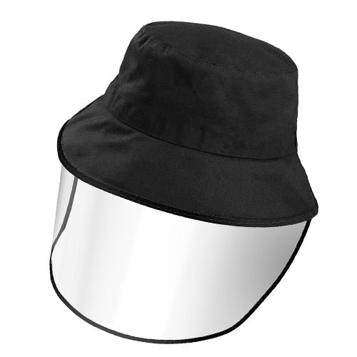 Shop Fresh Fab Finds Fishman Hat Protective Face Shield Removable Sun Bucket Cap Face Cover Protect Against Uv Spitting S In Black