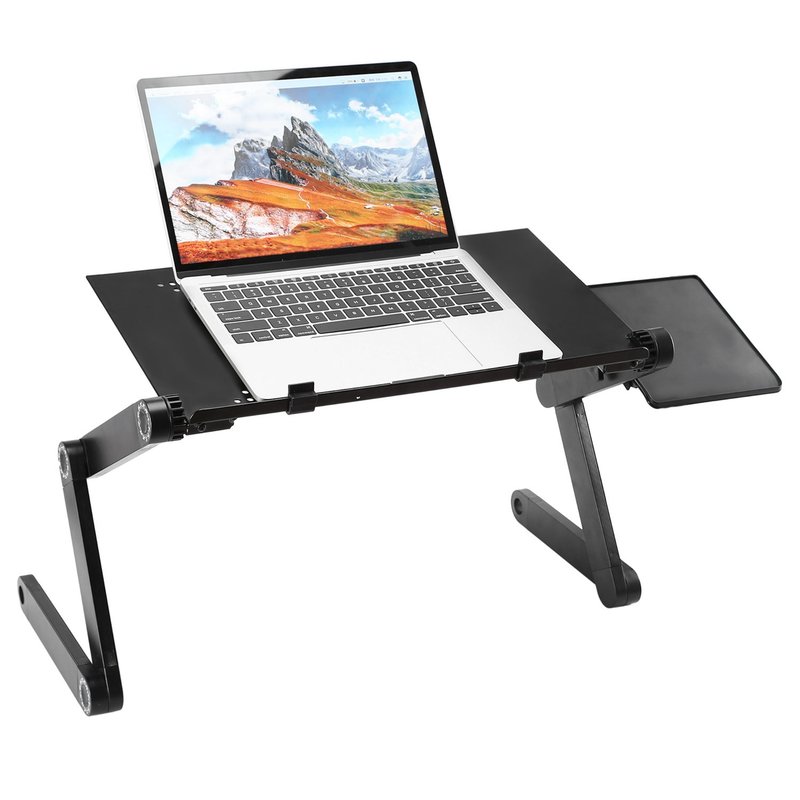 Shop Fresh Fab Finds Foldable Laptop Table Bed Desk Aluminum Alloy Breakfast Tray With Mouse Board For Home Office Travel