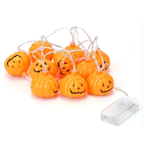 Shop Fresh Fab Finds Halloween String Lights 59in Total Length Pumpkin Led Lamps Battery Powered Decorative Holiday Light