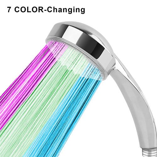 Shop Fresh Fab Finds Led Shower Head Handheld Color-changing Automatically Hydropower Without Batteries