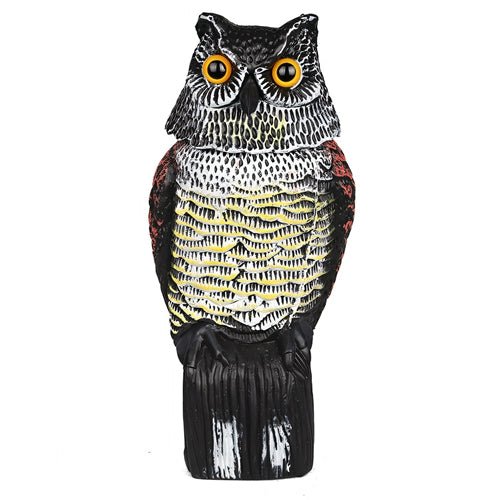 Shop Fresh Fab Finds Lifelike Owl Decoy With 360 Degree Rotatable Head Scare Bird Squirrel Away Pest Repellent Bird Deter