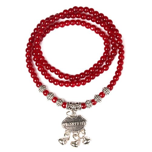Shop Fresh Fab Finds Red Agate Beaded Good Lock Bracelet