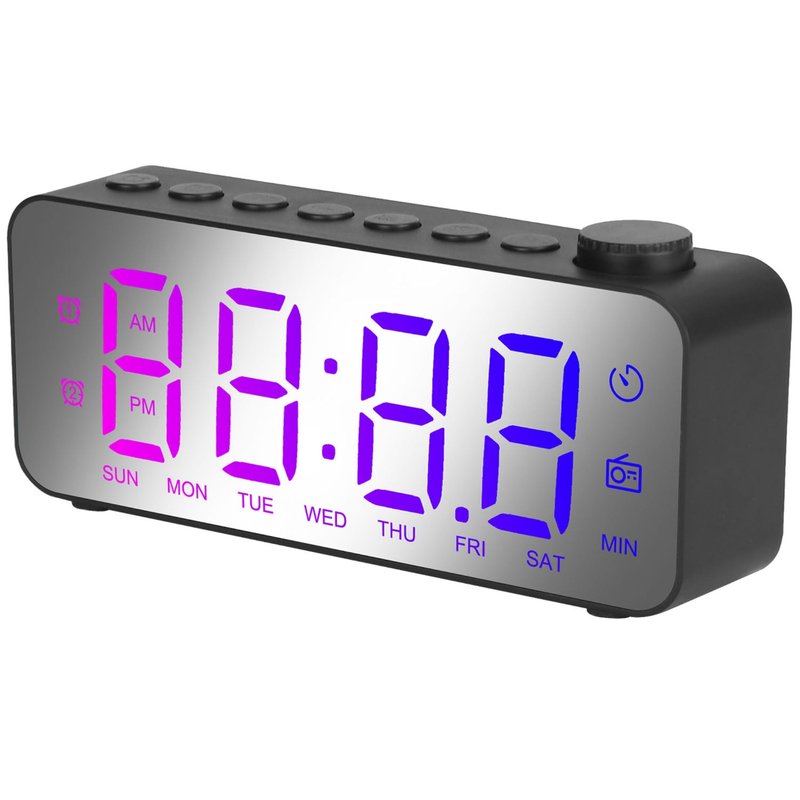Shop Fresh Fab Finds Rgb Led Digital Alarm Clock