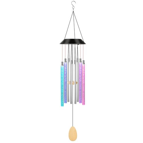 Shop Fresh Fab Finds Solar Wind Chime Lights 7 Color Changing Decorative Lamp Ip65 Waterproof Hanging String Lights W/ Du