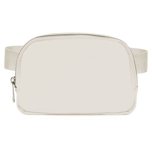 Shop Fresh Fab Finds Sport Fanny Pack Unisex Waist Pouch Belt Bag Purse Chest Bag In White