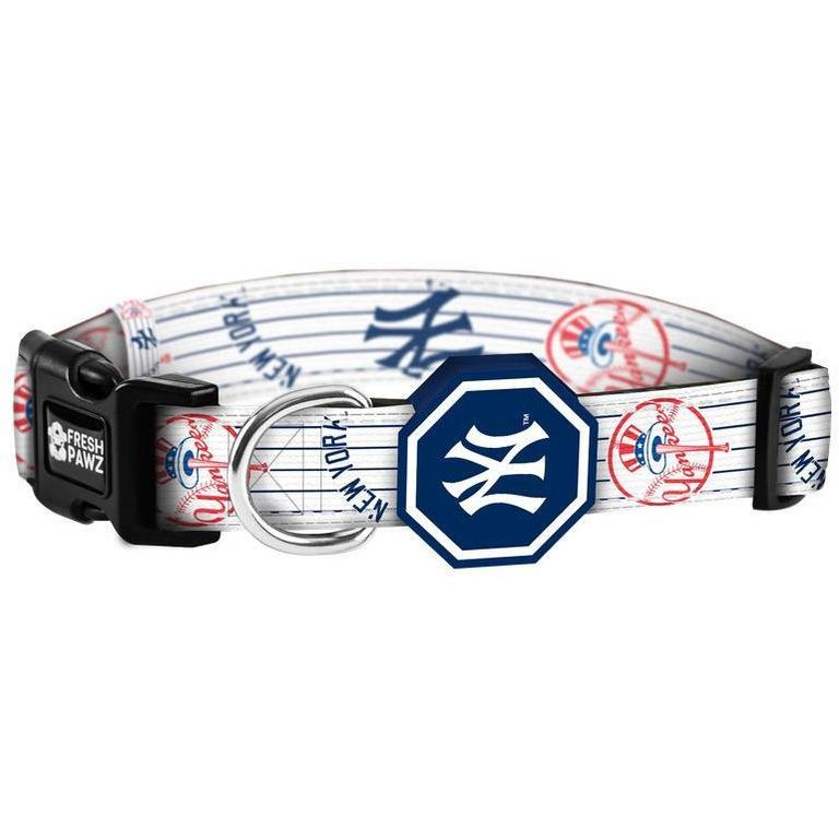 New York Yankees x Fresh Pawz | Collar - WHITE