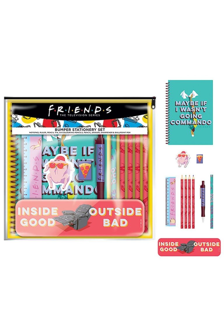 Friends Bumper Stationery Set (Pack of 11) (Multicolored) (One Size) - Multicolored