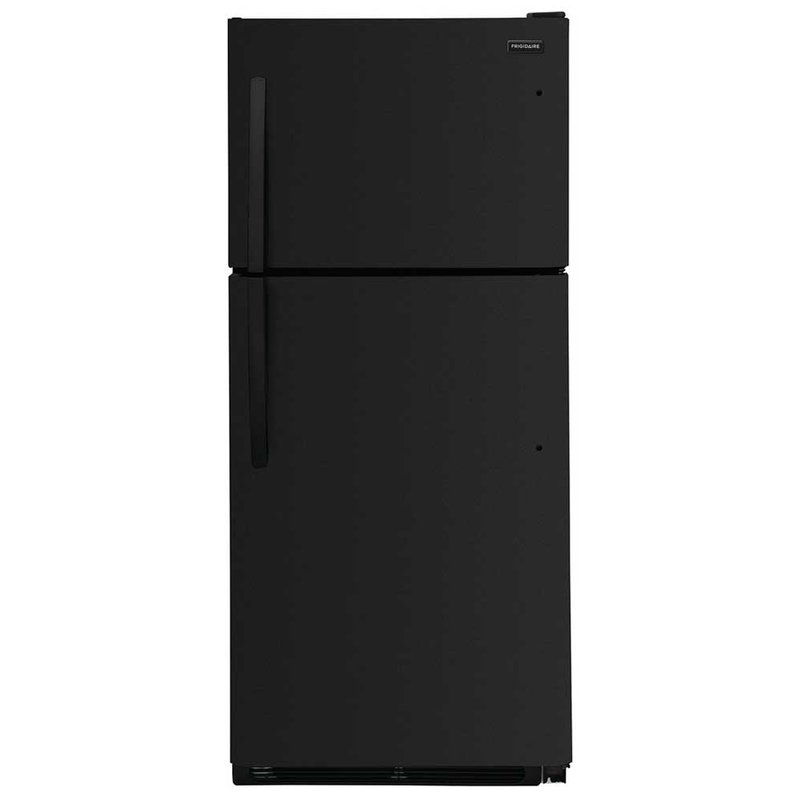 Frigidaire 20.5 Cu. Ft. Stainless Top Freezer Refrigerator In Black