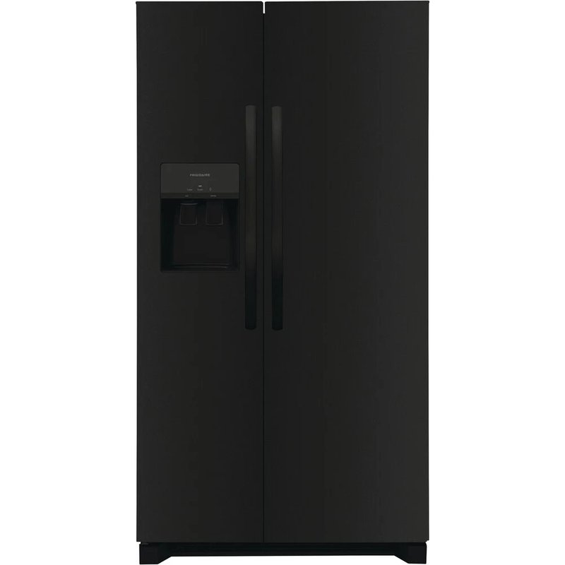 Frigidaire 25.6 Cu. Ft. Black Side By Side Refrigerator