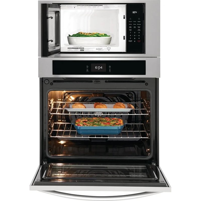 Shop Frigidaire 30" Stainless Electric Combination Oven