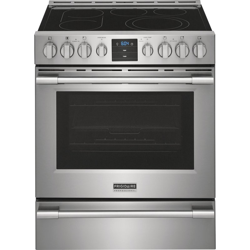 Frigidaire 5.4 Cu. Ft. Stainless Front Control Electric Range With Air Fry