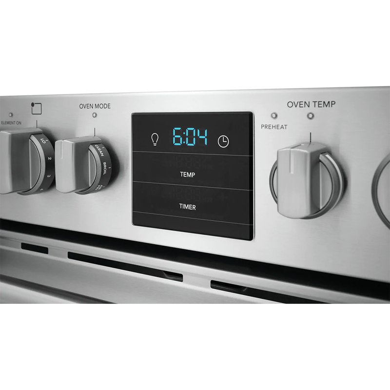 Shop Frigidaire 5.4 Cu. Ft. Stainless Front Control Electric Range With Air Fry