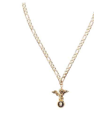 Frou York Mark 8-Ball Angel Charm Necklace product