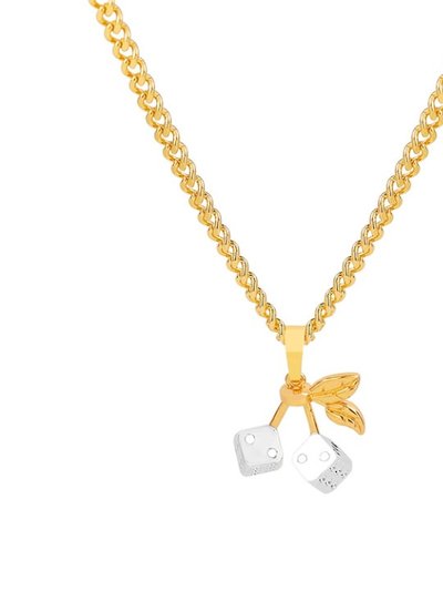 Frou York Sweet Cherry Dice Charm Necklace product