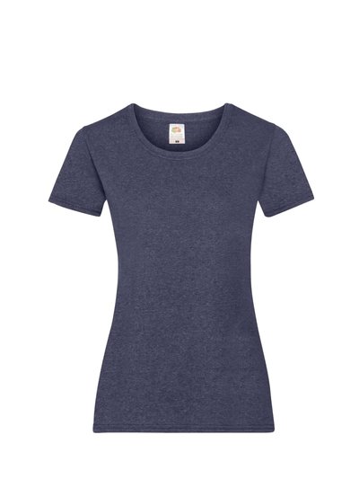 Fruit of the Loom Fruit Of The Loom Ladies/Womens Lady-Fit Valueweight Short Sleeve T-Shirt (Pack (Vintage Heather Navy) product