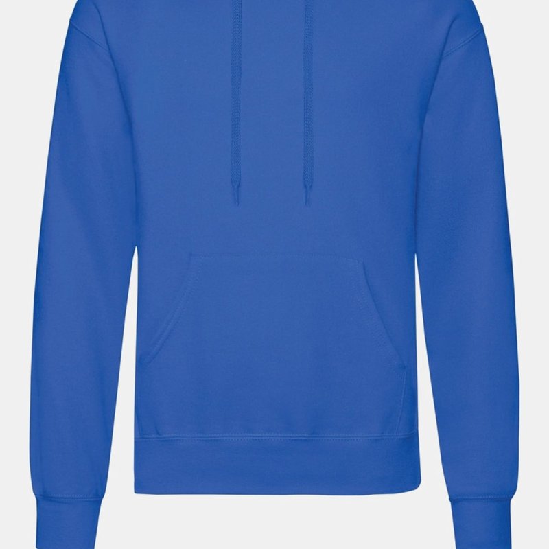 Fruit Of The Loom Mens Hooded Sweatshirt/hoodie (royal) In Blue
