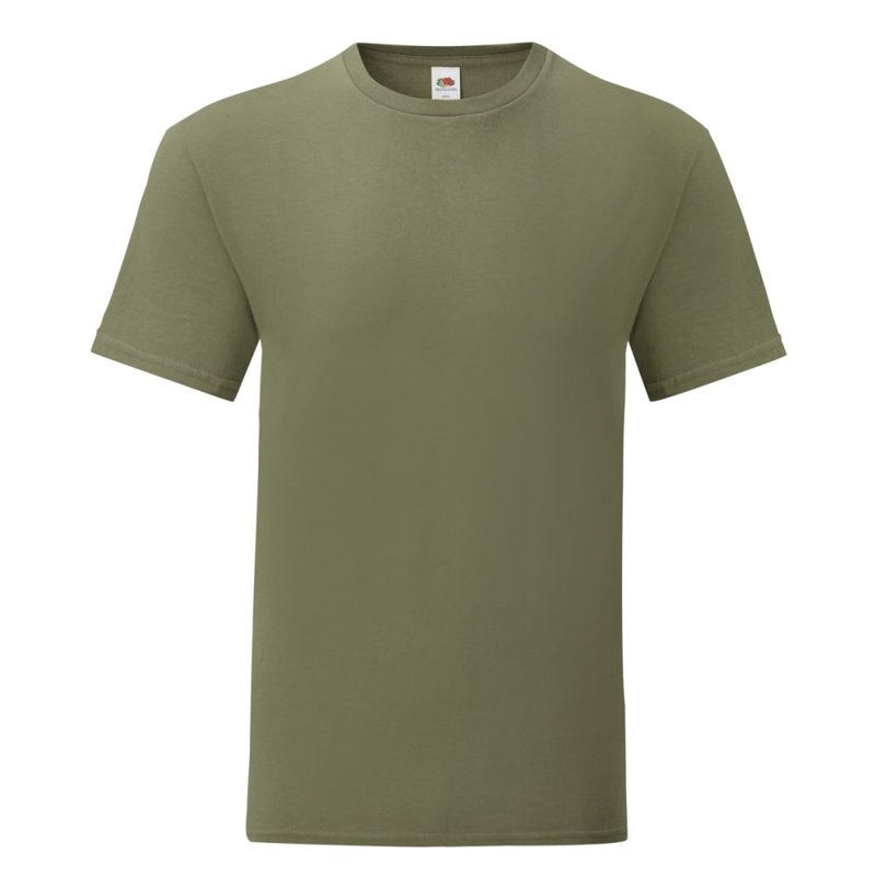Fruit Of The Loom Mens Iconic T-shirt (classic Olive Green)