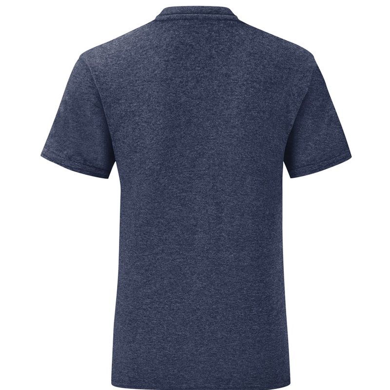 Shop Fruit Of The Loom Mens Iconic T-shirt (heather Navy) In Blue