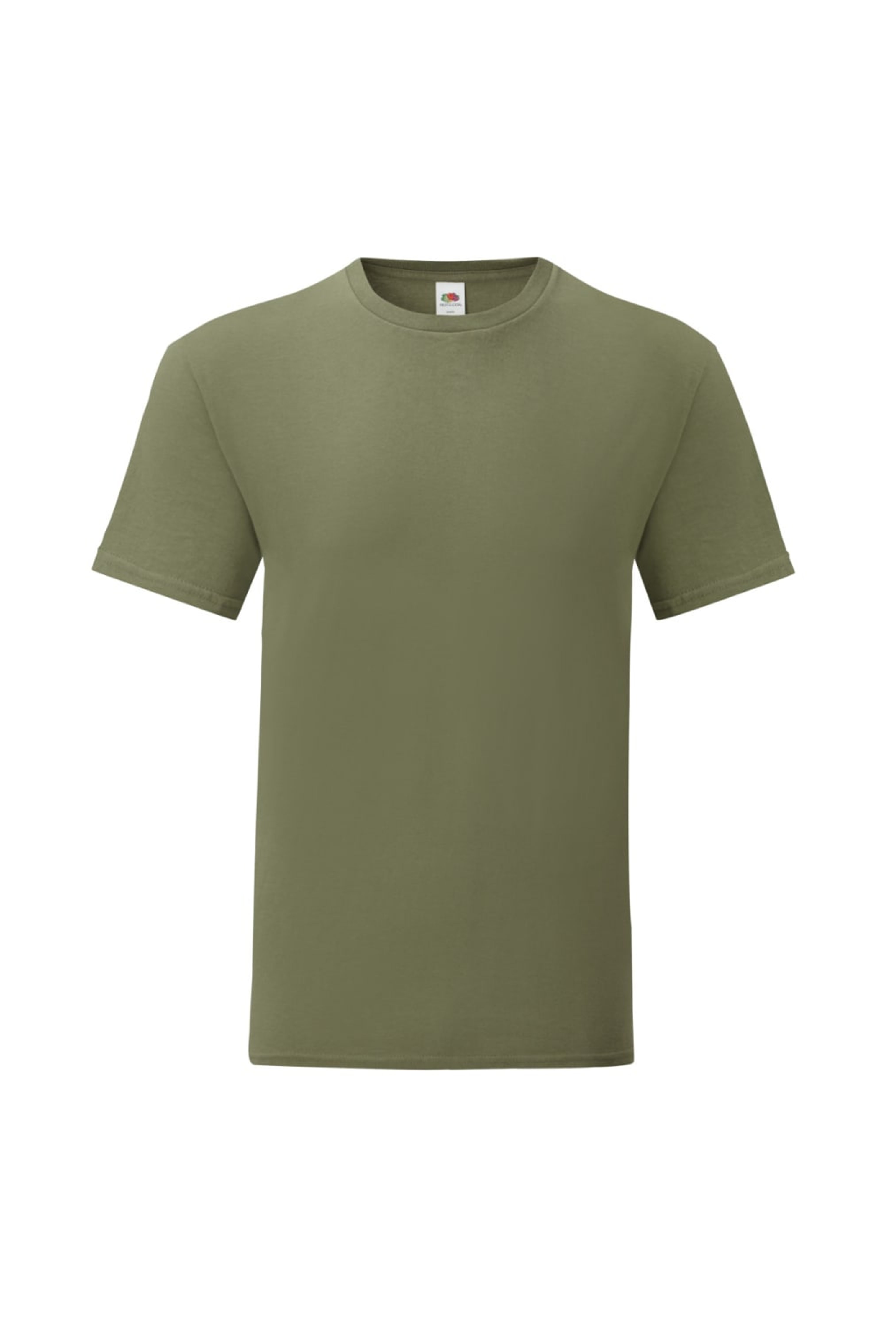 FRUIT OF THE LOOM FRUIT OF THE LOOM FRUIT OF THE LOOM MENS ICONIC T-SHIRT (PACK OF 5) (CLASSIC OLIVE GREEN)