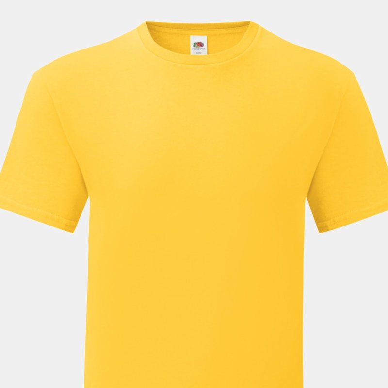 Fruit Of The Loom Mens Iconic T-shirt (sunflower Yellow)