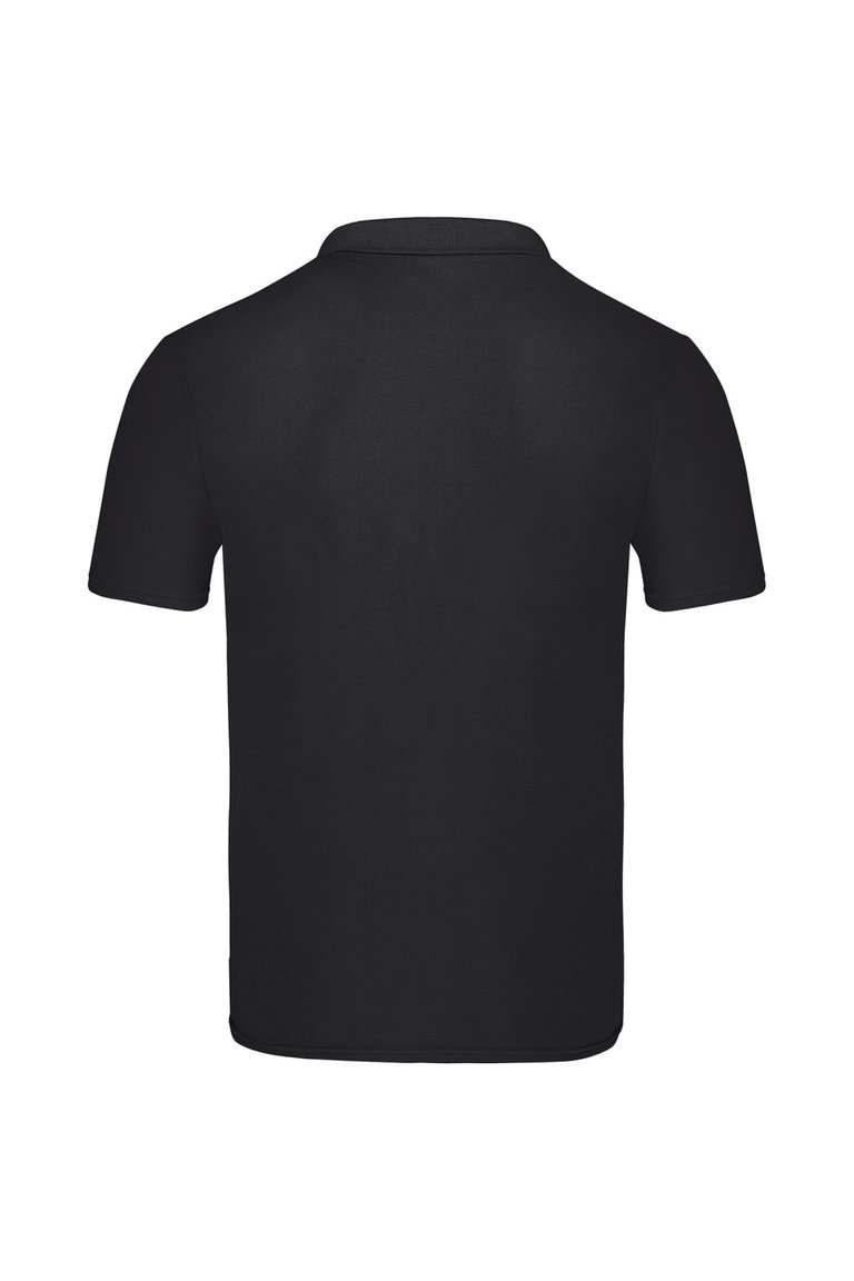 Fruit of the Loom Mens Original Polo Shirt (Black)