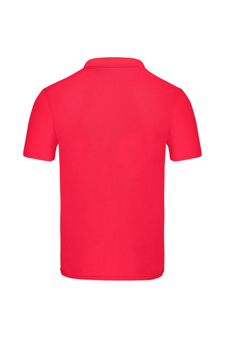 Fruit of the Loom Mens Original Polo Shirt (Red)