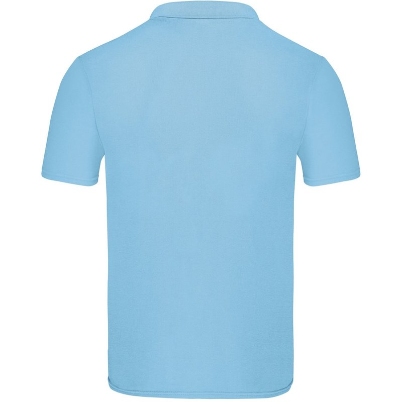 Shop Fruit Of The Loom Mens Original Polo Shirt (sky Blue)