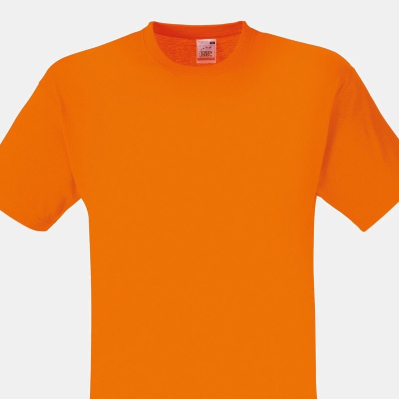 Fruit Of The Loom Mens Original Short Sleeve T-shirt (orange)