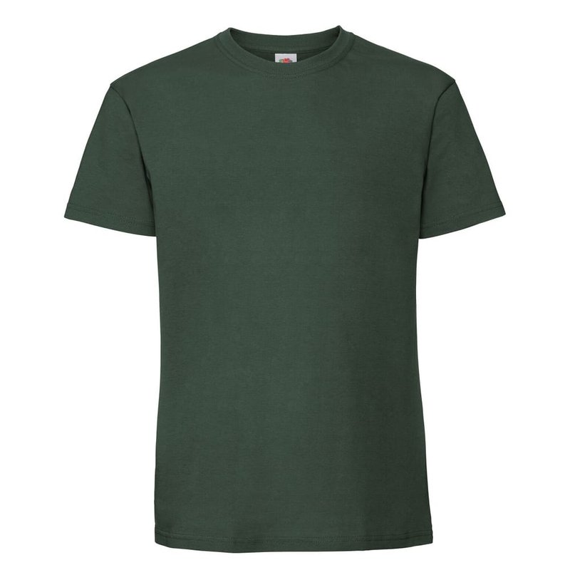 Fruit Of The Loom Mens Ringspun Premium T-shirt (bottle) In Green