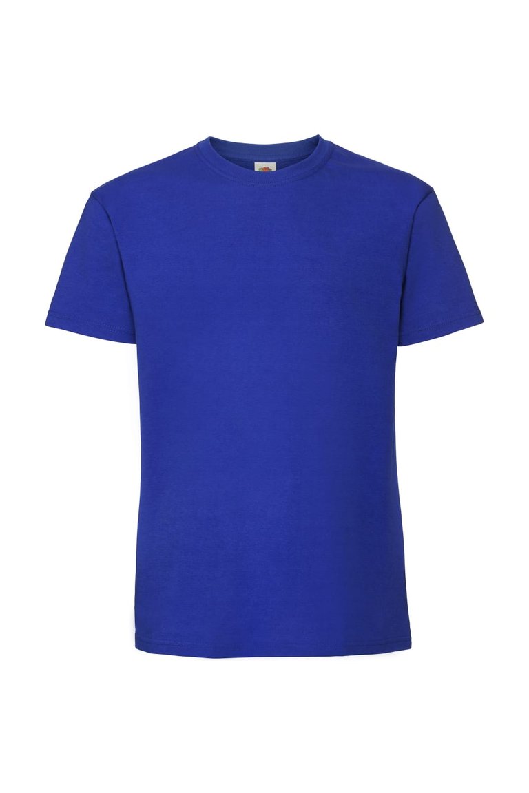 Fruit Of The Loom Mens Ringspun Premium Tshirt (Royal Blue) - Royal Blue